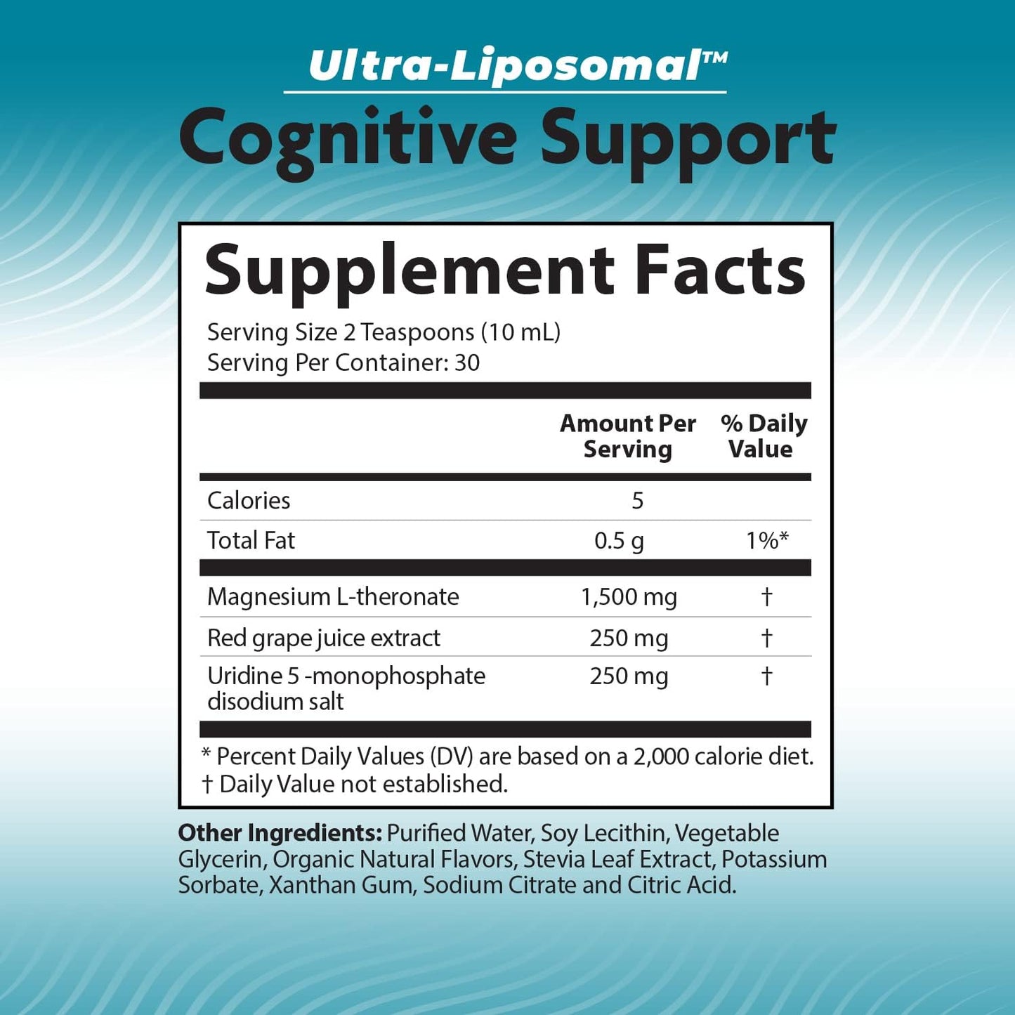 Vida Lifescience Aurora Nutrascience Ultra-Liposomal Magnesium L-Threonate for Cognitive Support, 10 fl oz - BoostGo Australia