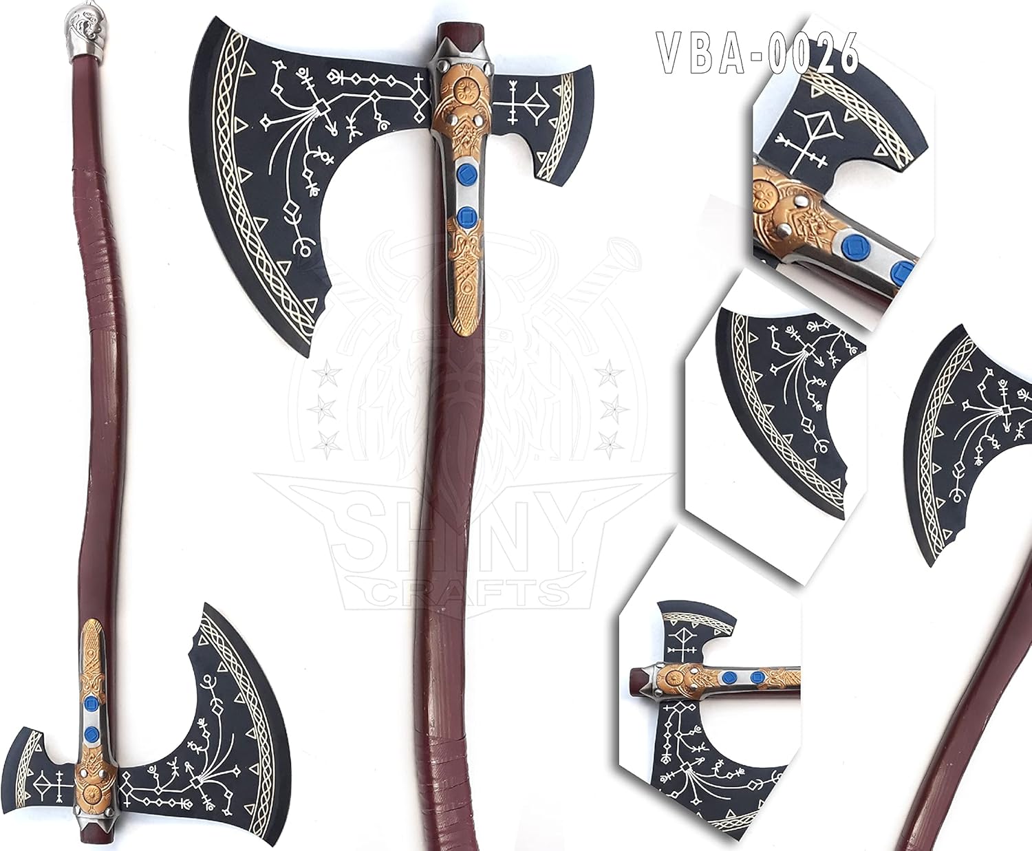 Viking Kratos Axe - God of War Inspired Cosplay Weapon Prop Replica Costume Axe Armor (SCA-026)