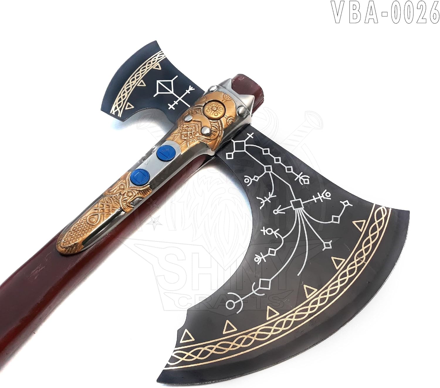 Viking Kratos Axe - God of War Inspired Cosplay Weapon Prop Replica Costume Axe Armor (SCA-026)