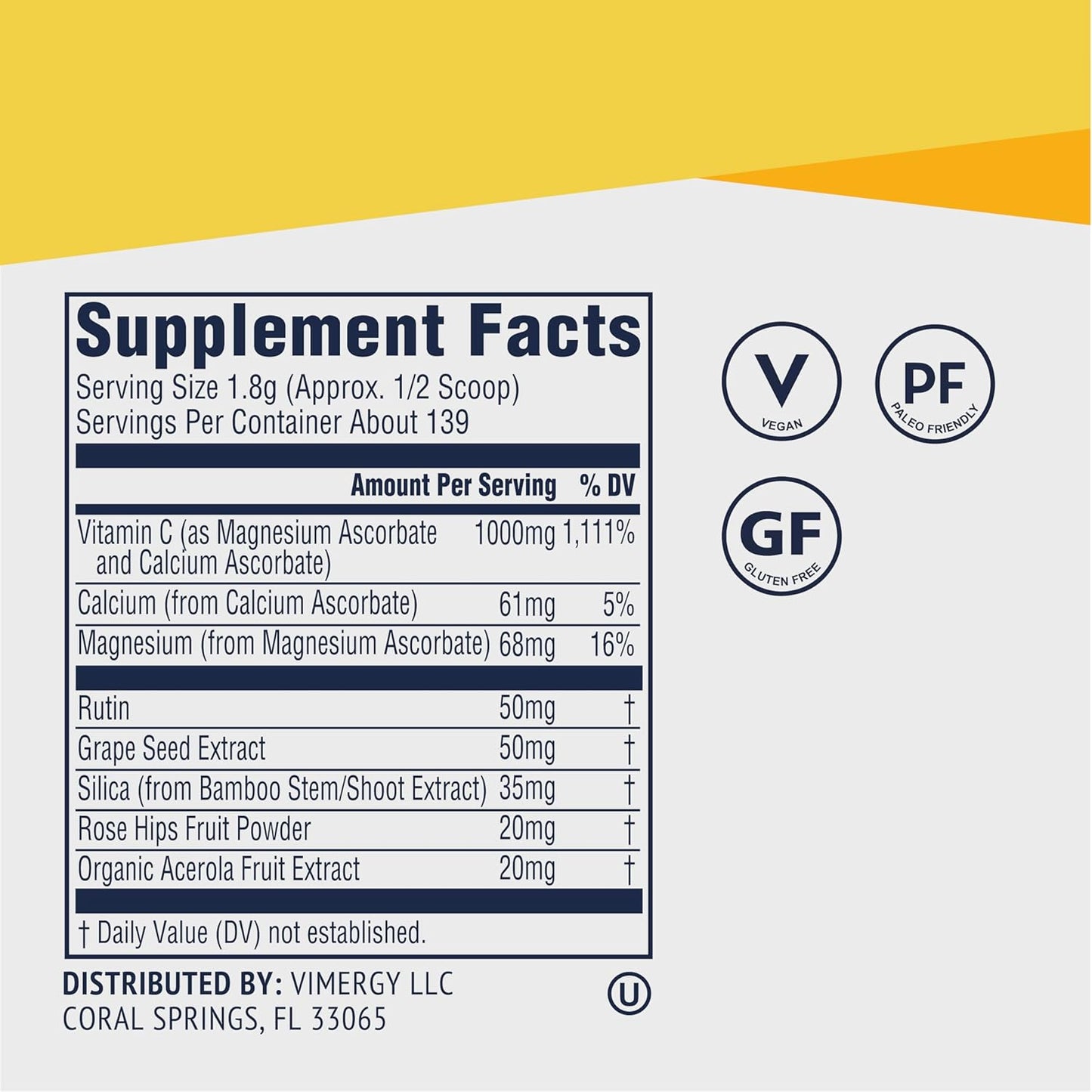 Vimergy Micro-C Immune Power Bundle - 250g & 500g - Support Your Immune System