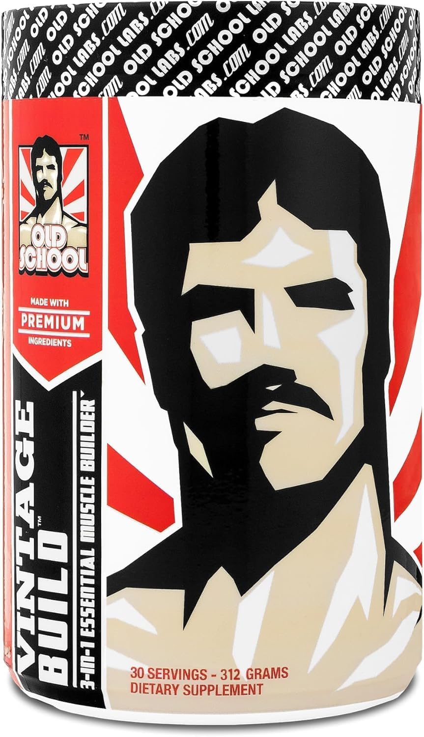 Vintage Build Post-Workout Recovery & Muscle Building Powder - 30 Servings, Unflavored - BoostGo Australia