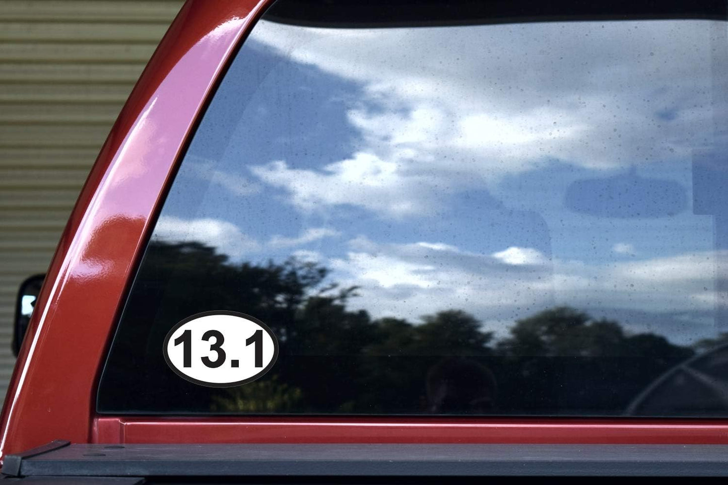 Vinyl Half Marathon 13.1 Miles Running Sticker, 4.5" x 3" - StickerTalk