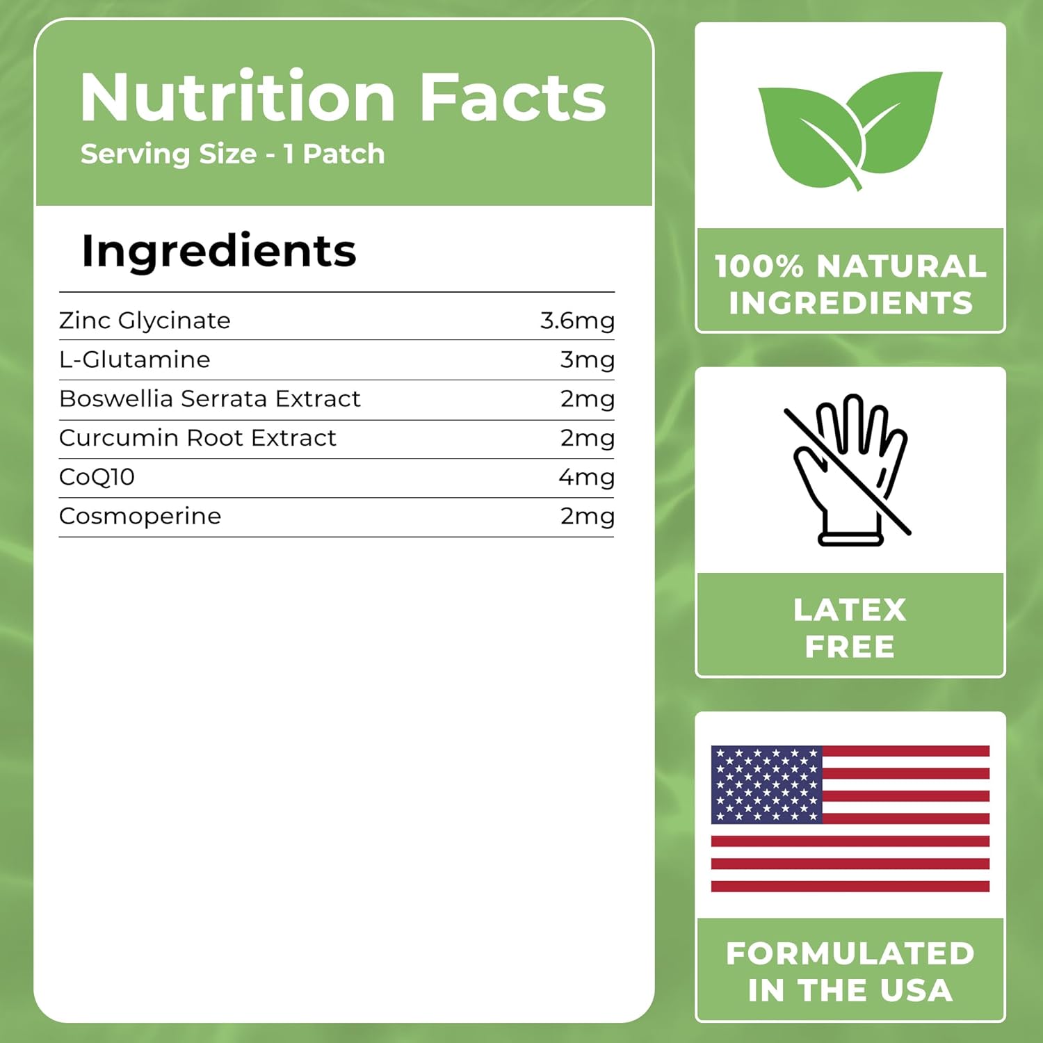 VIORY Zinc Patch with Biotin for Immune & Body Support (Pack of 60) - Natural Patches for Women and Men