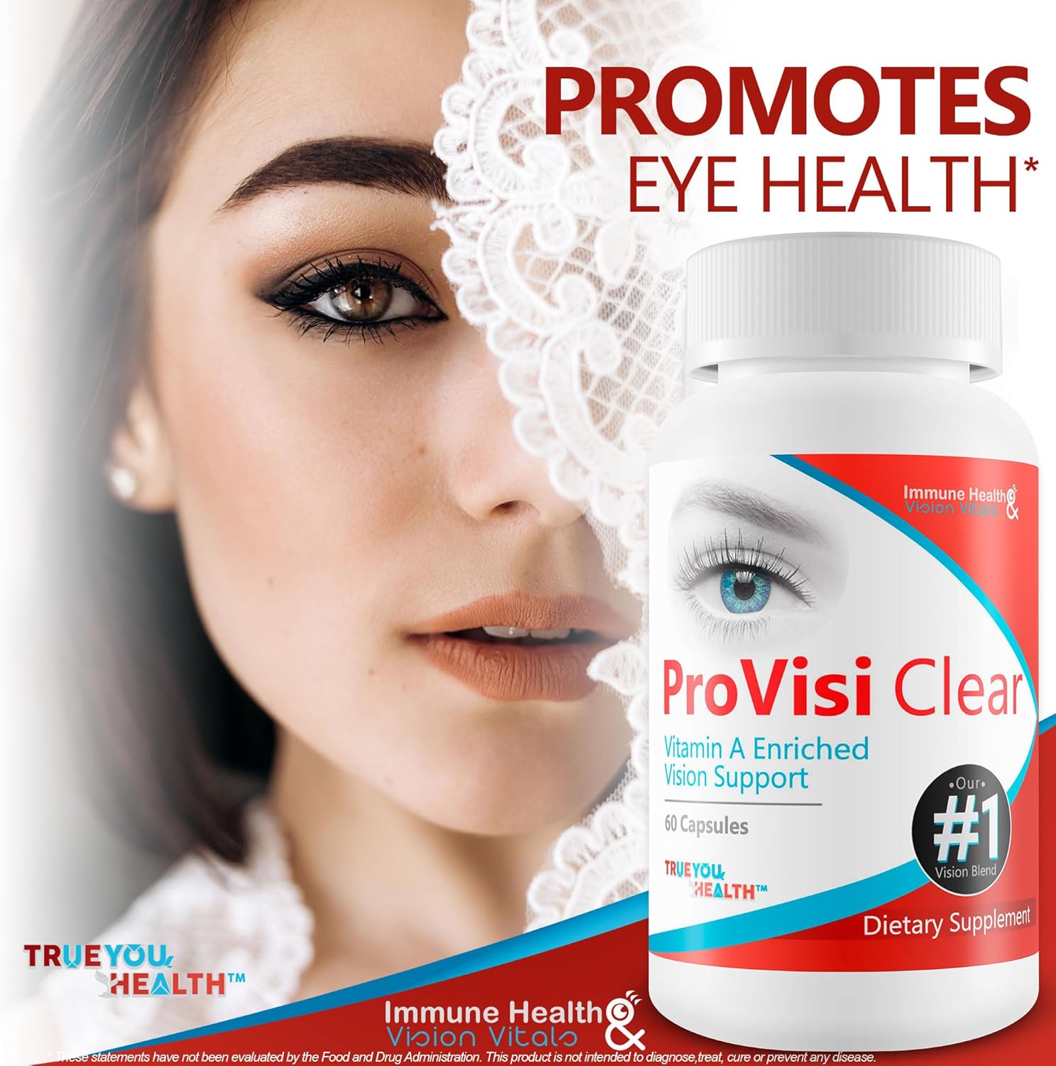 Vision Support Supplement with Vitamin A for Natural Eye Health - Premium Antioxidant Formula for Clear Vision - Pro VisiClear Eye Health Support Pill - BoostGo Australia