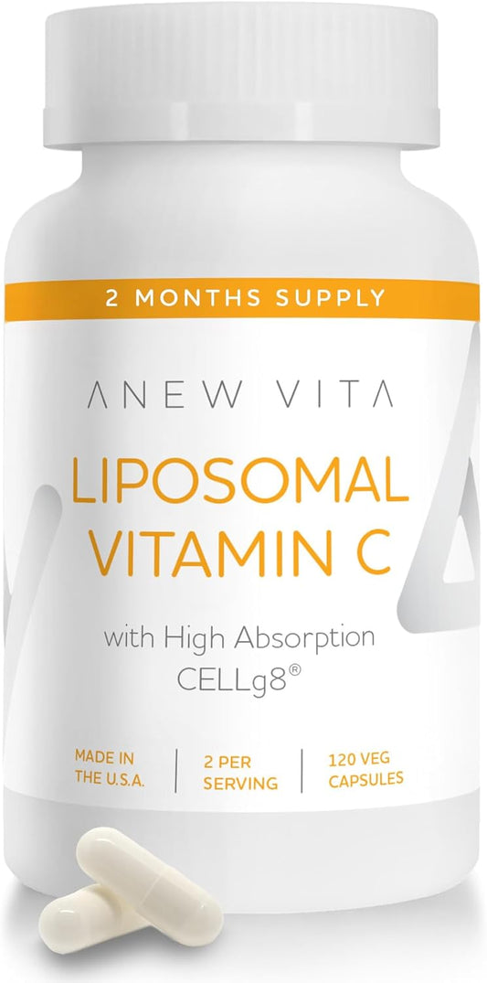 Vita Liposomal Vitamin C Supplement - Enhanced Immunity & Antioxidant Support, High Absorption, Non-GMO, Gluten-Free - 120 Capsules - BoostGo Australia