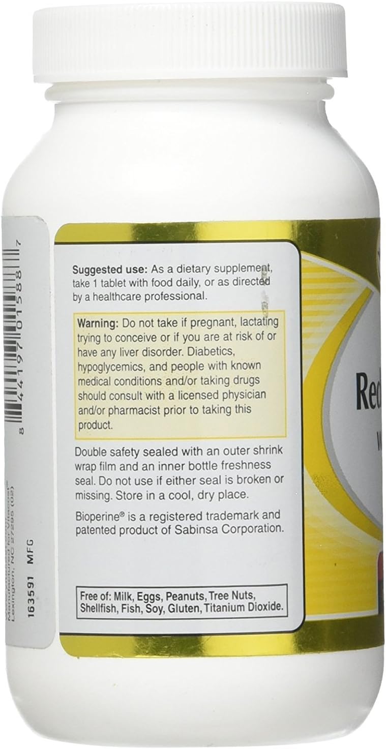 Vitacost Red Yeast Rice 1200mg with CoQ10 - Extended Release Formula - 60 Tablets