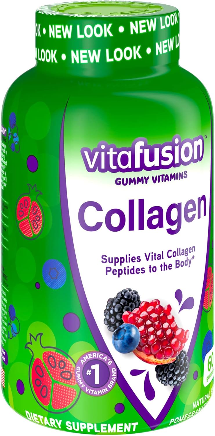 Vitafusion Collagen Gummy Vitamins, 60 Count - Packaging Options Available