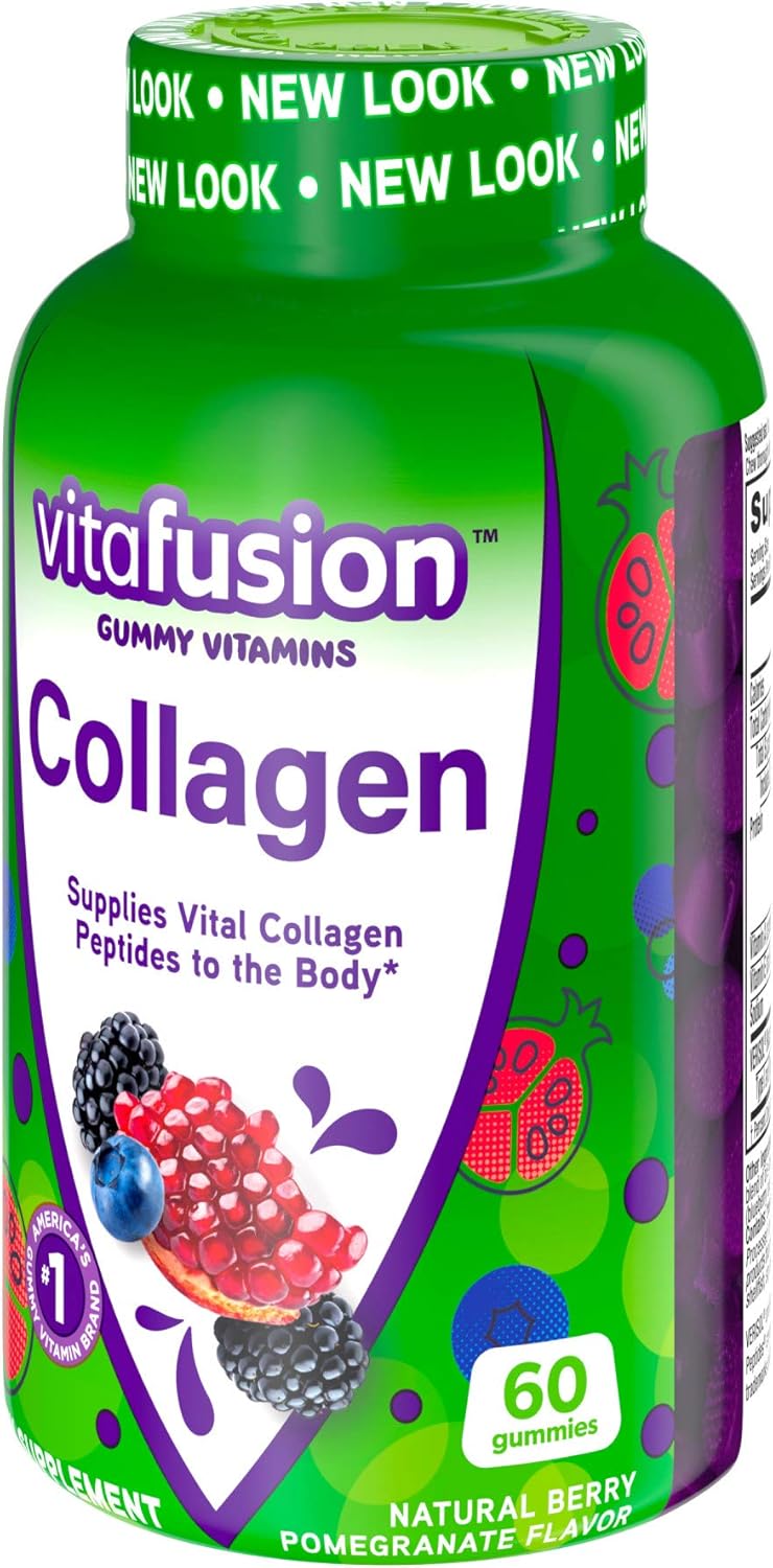 Vitafusion Collagen Gummy Vitamins, 60 Count - Packaging Options Available