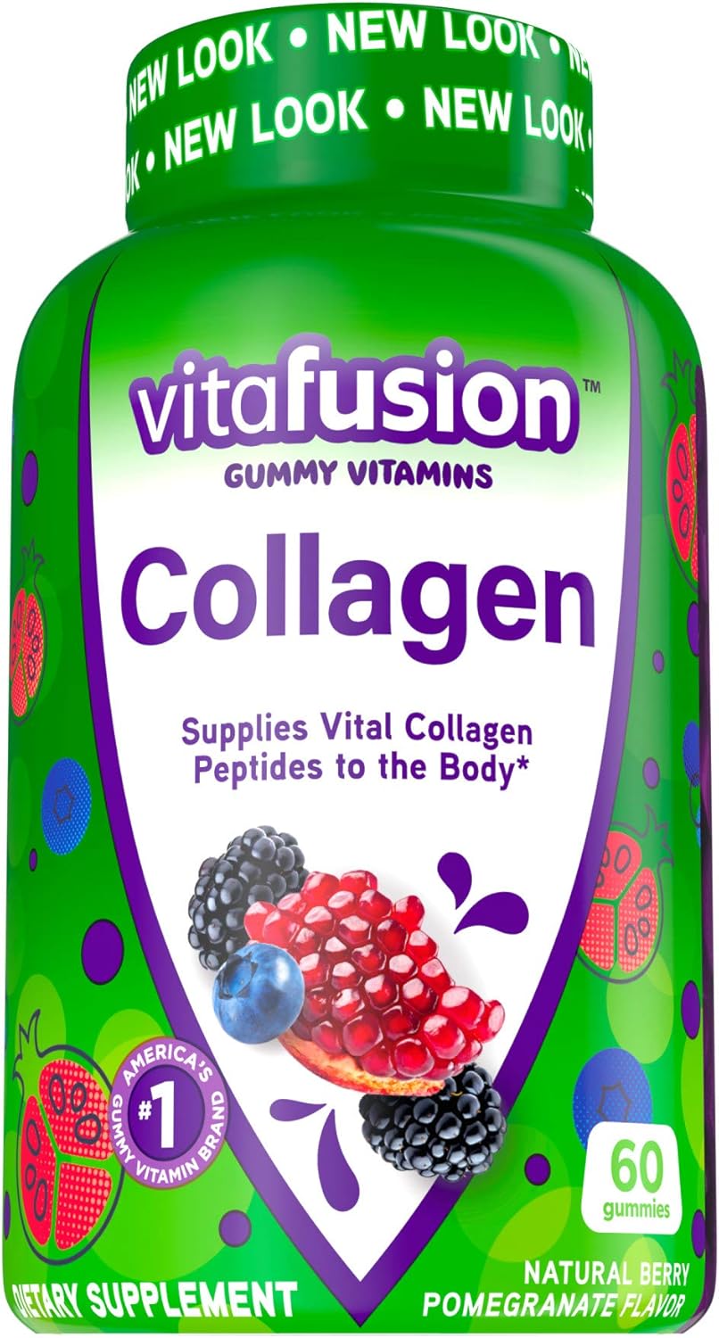 Vitafusion Collagen Gummy Vitamins, 60 Count - Packaging Options Available