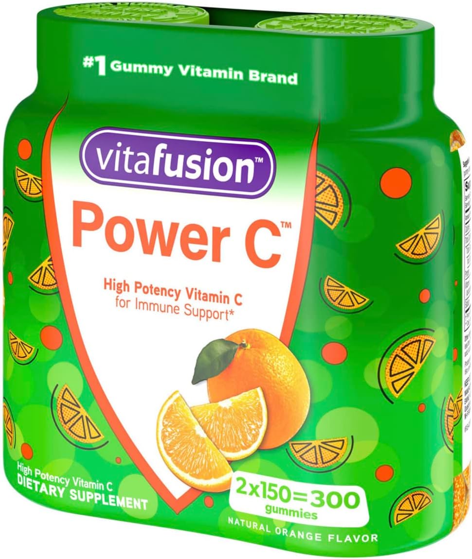 Vitafusion Power C Gummy Bundle for Adults - Family Size Pack