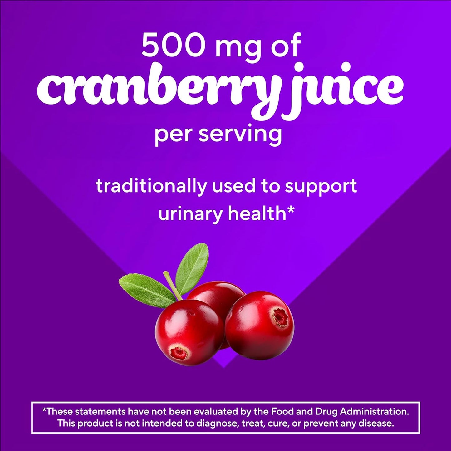 Vitafusion Women's Cranberry Gummies, 60ct with 500mg Cranberry Juice Concentrate per Serving - BoostGo Australia