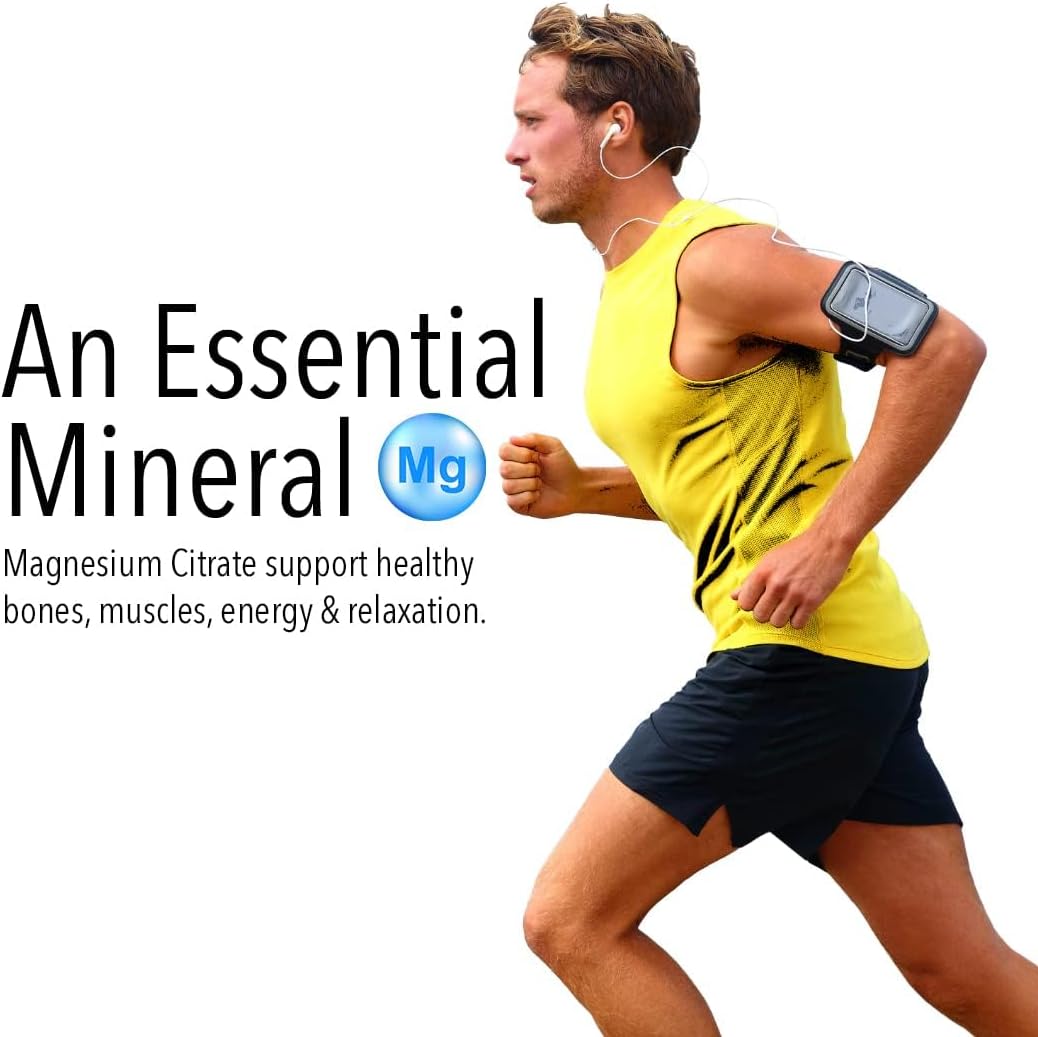 VitaGlobe Magnesium Citrate Gummies - 300mg for Bone, Muscle, Energy & Relaxation Support, 60 Count