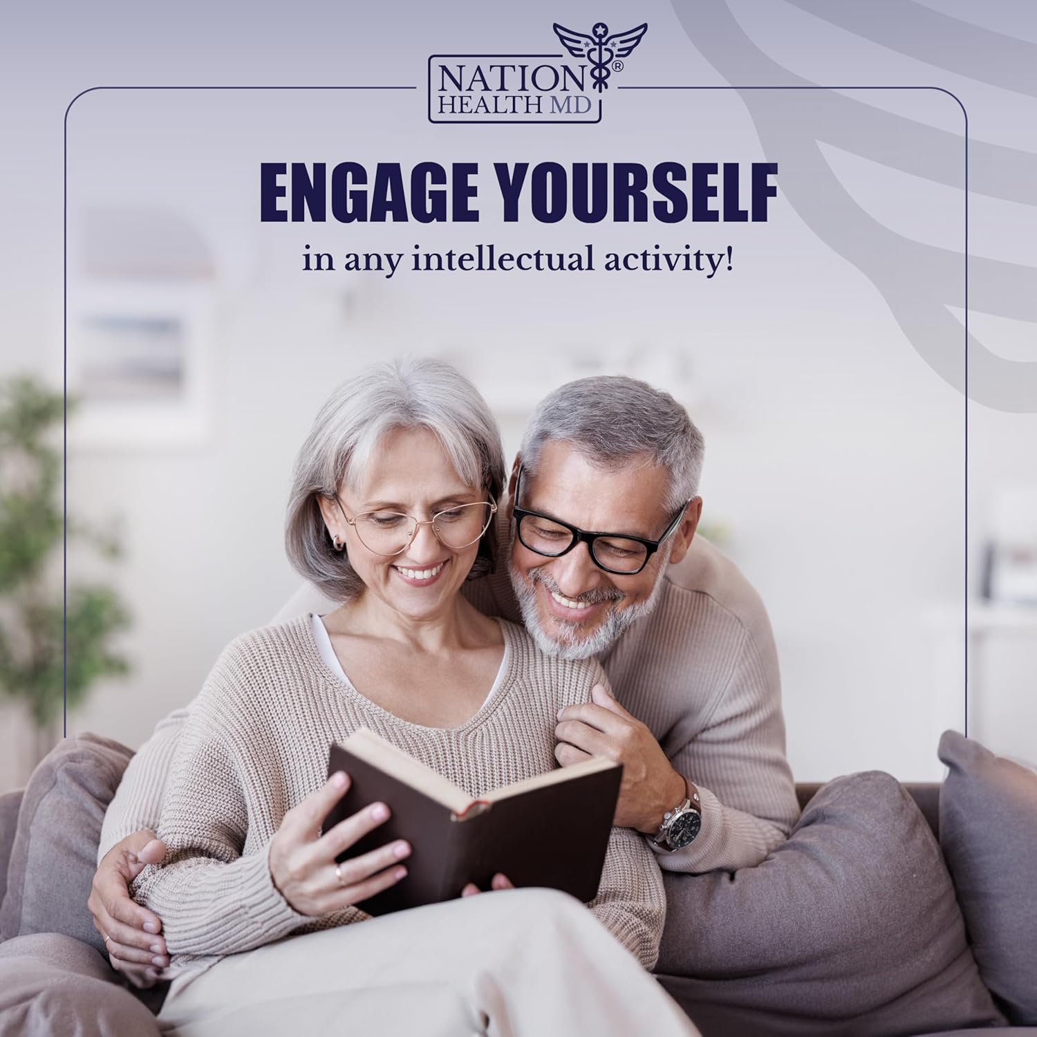 Vital Peak Bundle: NATION HEALTH MD Cognilux and Turmeric Curcumin Extract - Health Supplement Pack