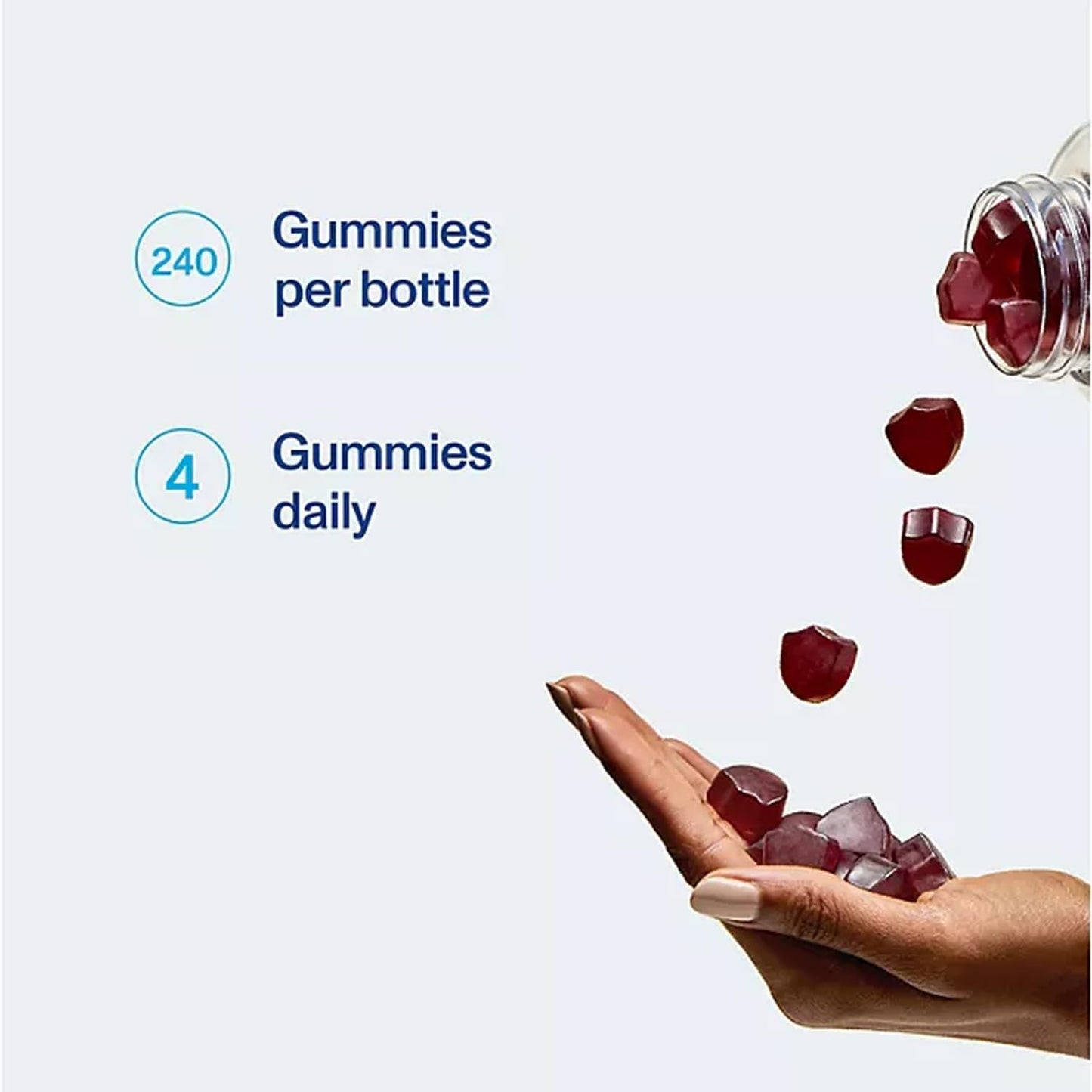 Vital-Proteins Collagen Gummies with 2.5g Verisol Peptides - 240 Grape Flavor Gummies