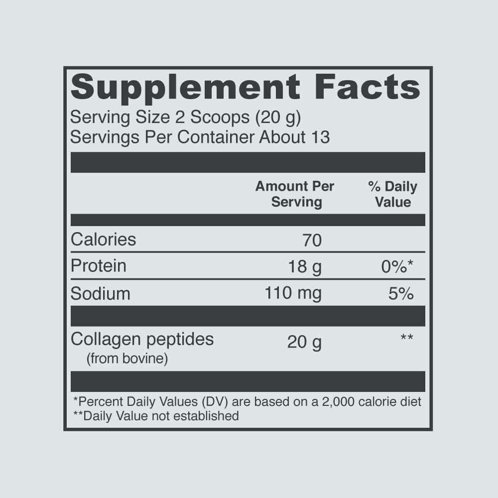 Vital Proteins Collagen Peptides Powder Unflavored 9.33 OZ + 20 Stick Pack Combo