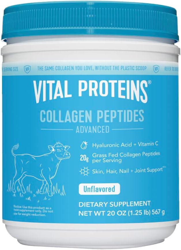 Vital Proteins Collagen Powder 20 oz with 240 Gummies - Bundle Pack
