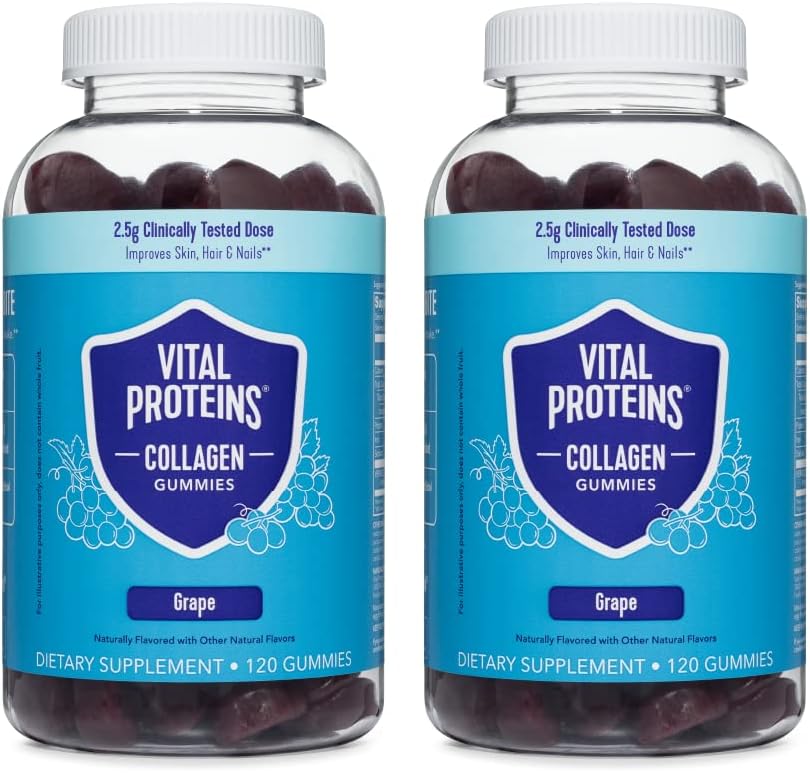 Vital Proteins Collagen Powder 20 oz with 240 Gummies - Bundle Pack