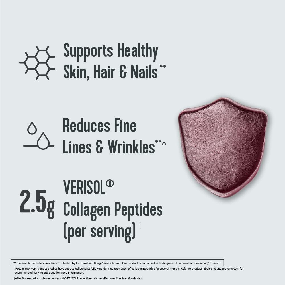 Vital Proteins Collagen Powder 20 oz with 240 Gummies - Bundle Pack