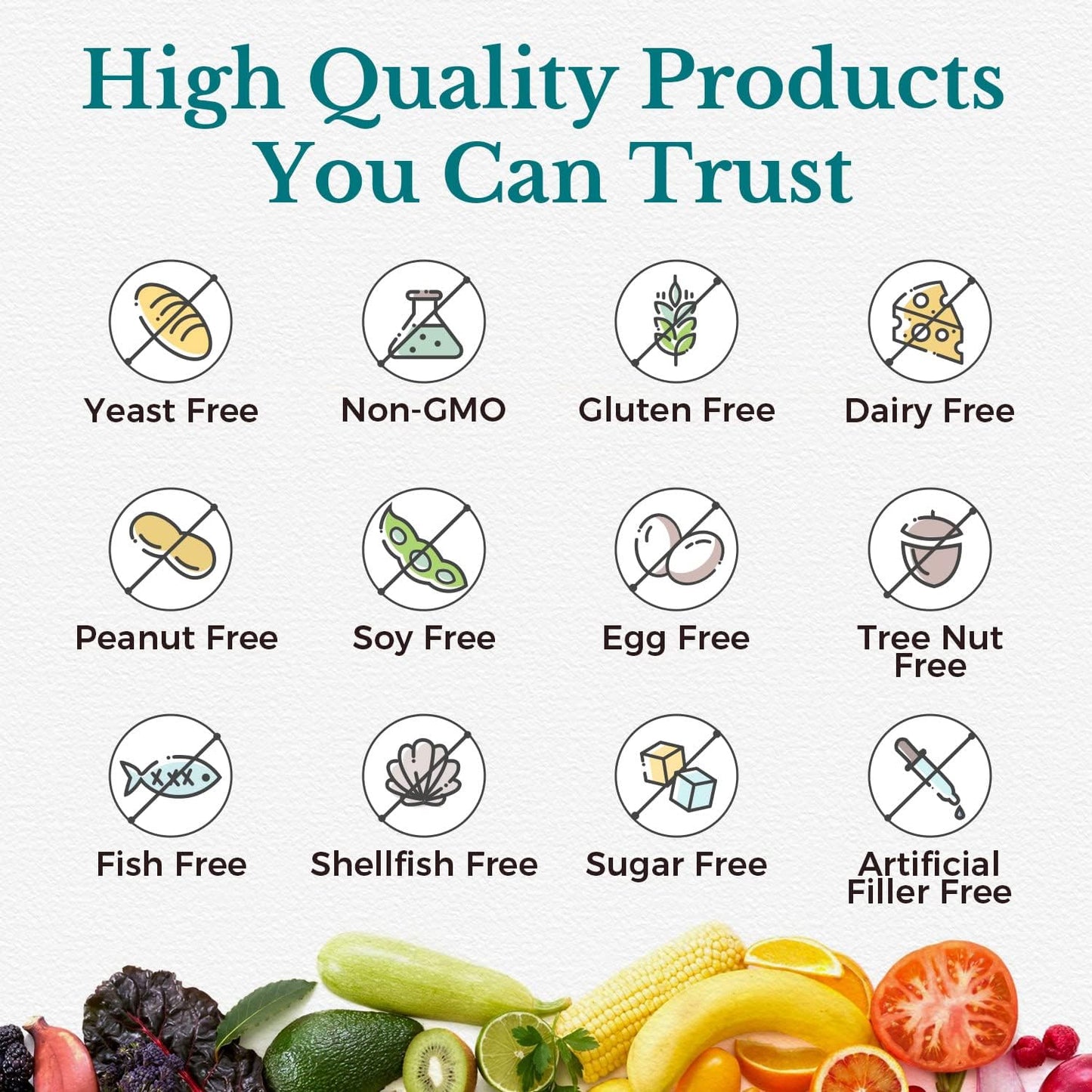 Vitalitown Probiotics 120 Billion CFUs | 36 Strains with Prebiotics & Enzymes | Digestive & Immune Support | Vegan | 60 Delayed Release Capsules