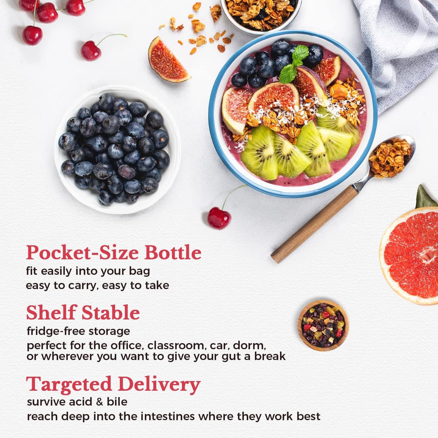 Vitalitown Women's Probiotics - 200 Billion CFUs, 30 Strains - 60 ct Vegan Capsules - Intensive Digestive & Vaginal Support - Non-GMO, Shelf Stable & Acid Resistant