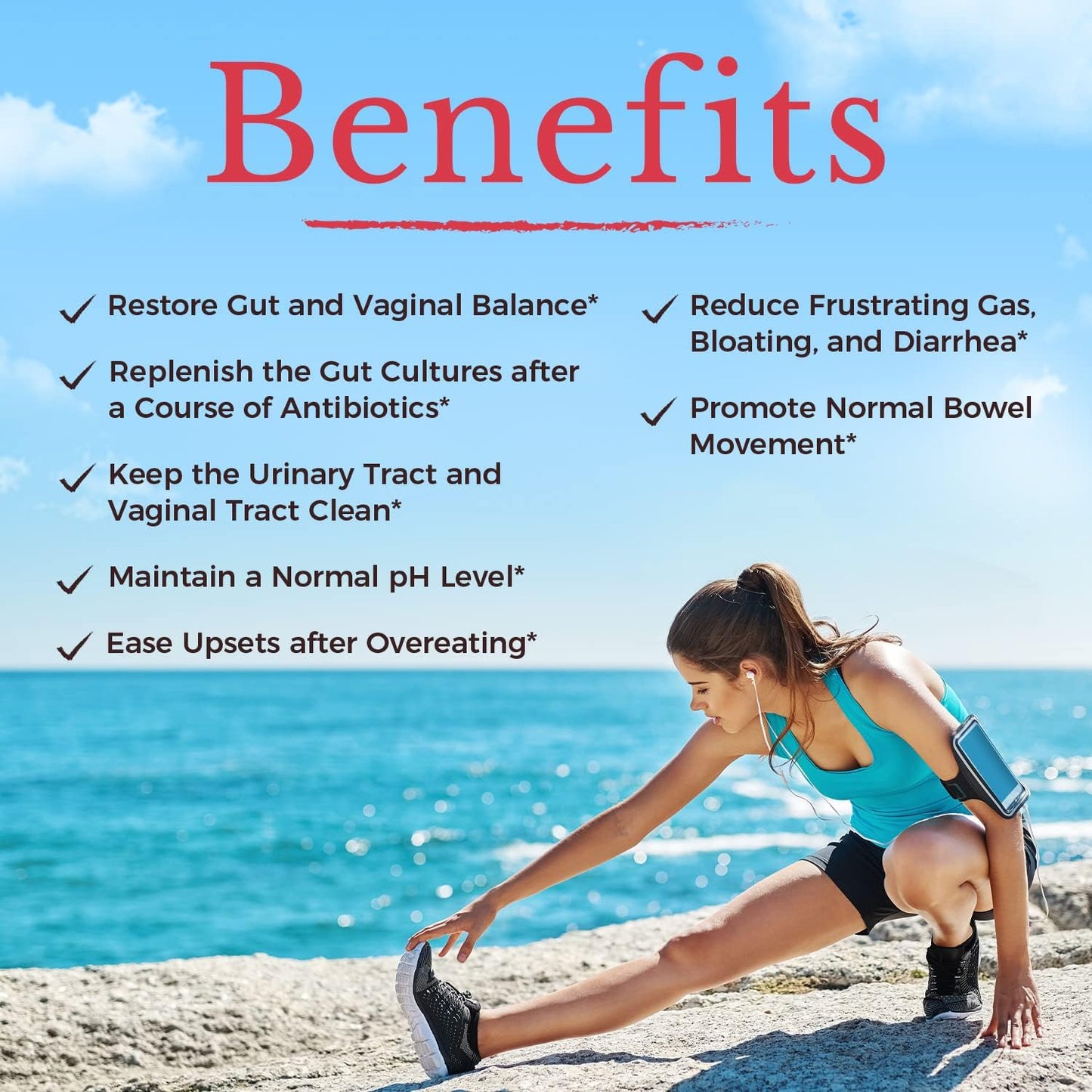 Vitalitown Women's Probiotics - 200 Billion CFUs, 30 Strains - 60 ct Vegan Capsules - Intensive Digestive & Vaginal Support - Non-GMO, Shelf Stable & Acid Resistant