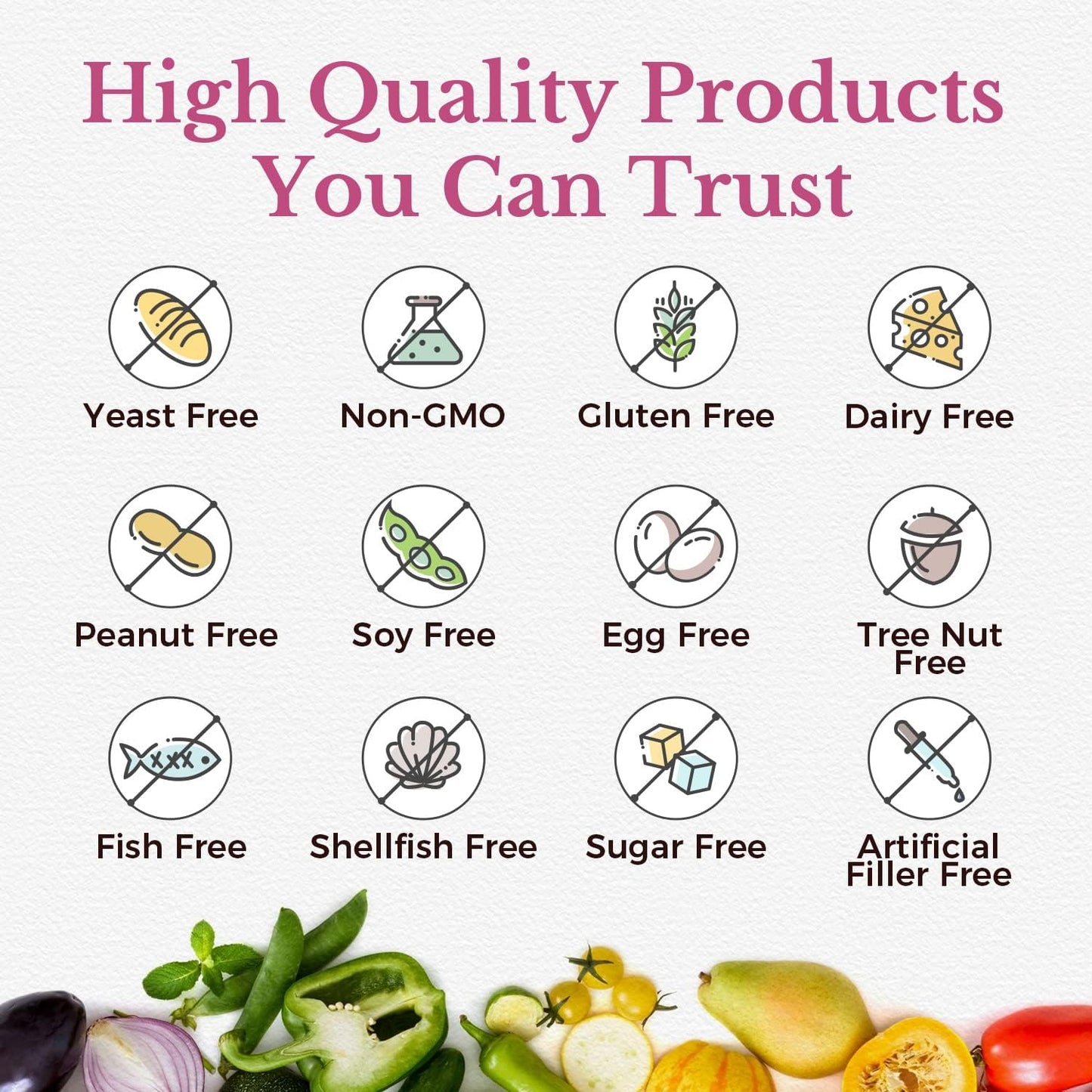 Vitalitown Women's Probiotics: 120 Billion CFUs, 30 Strains, Prebiotics, Digestive Enzymes, Cranberry - Vegan Capsules for Gut & Vaginal Health - 60ct