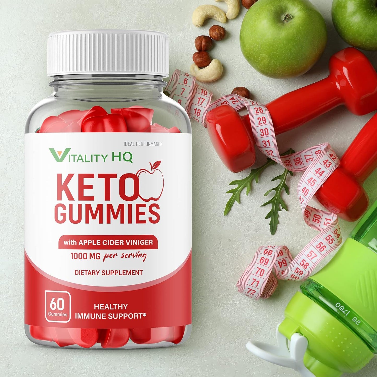Vitality HQ Ketos ACV Gummies - Ideal Performance (300 Gummies, 5 Pack) - BoostGo Australia