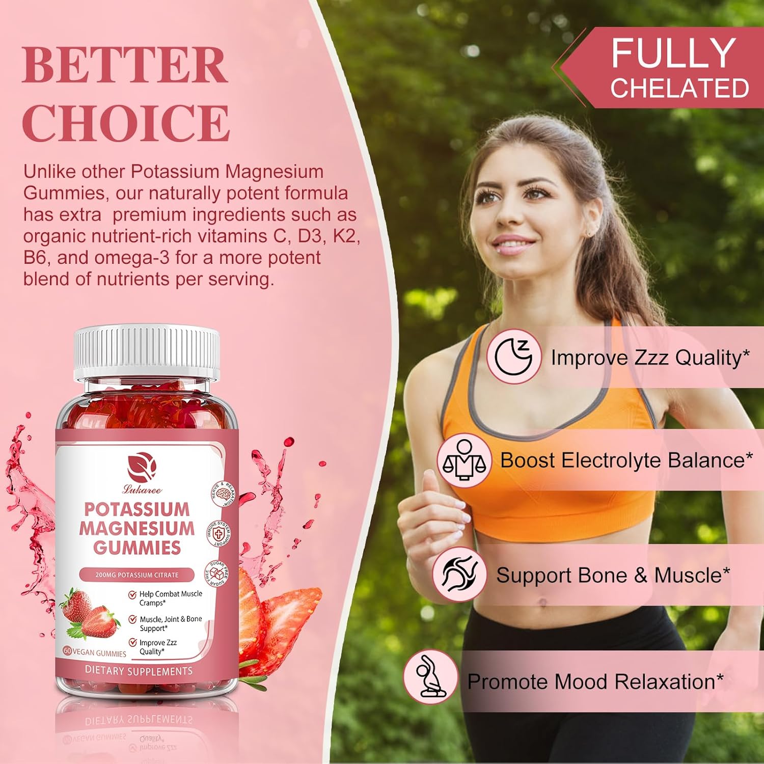 Vitality Wellness Bundle with Lukaree Potassium Gummies and Shilajit Drops for Magnesium Support