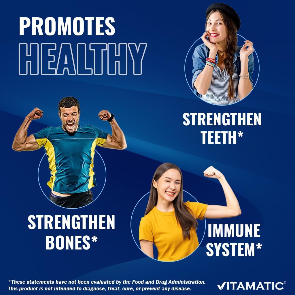 Vitamatic Vitamin D3 50,000 IU 2-Pack - Once Weekly Dose - 1 Year Supply - 120 Veg Capsules - Progressive Formula for Deficiencies
