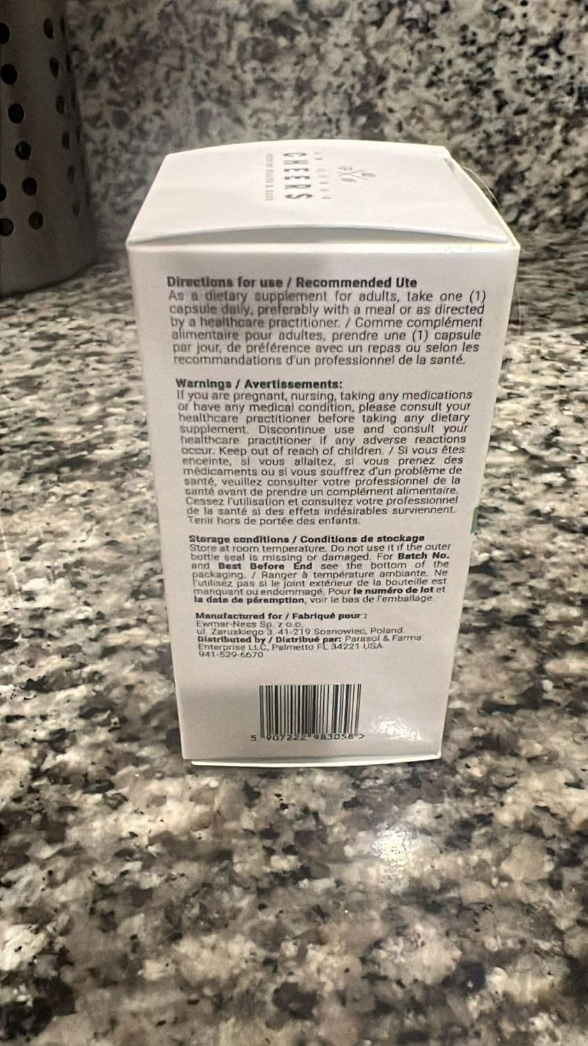 Vitamin B Complex Capsules - 60 Count, 415mg | B1, B2, B3, B6 | Vegan Adults Supplement