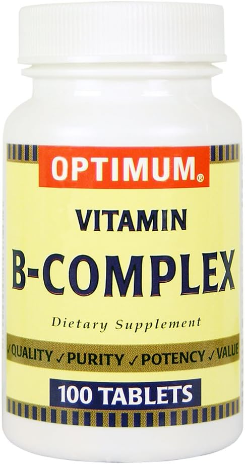 Vitamin B-Complex Tablets, 200 Count for Optimal Health - Pack of 2