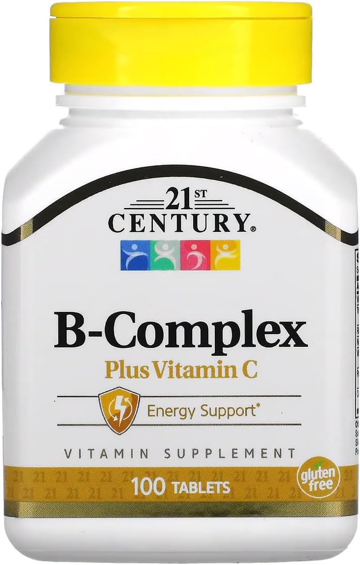 Vitamin B Complex with Vitamin C 100 Tablets for Modern Health