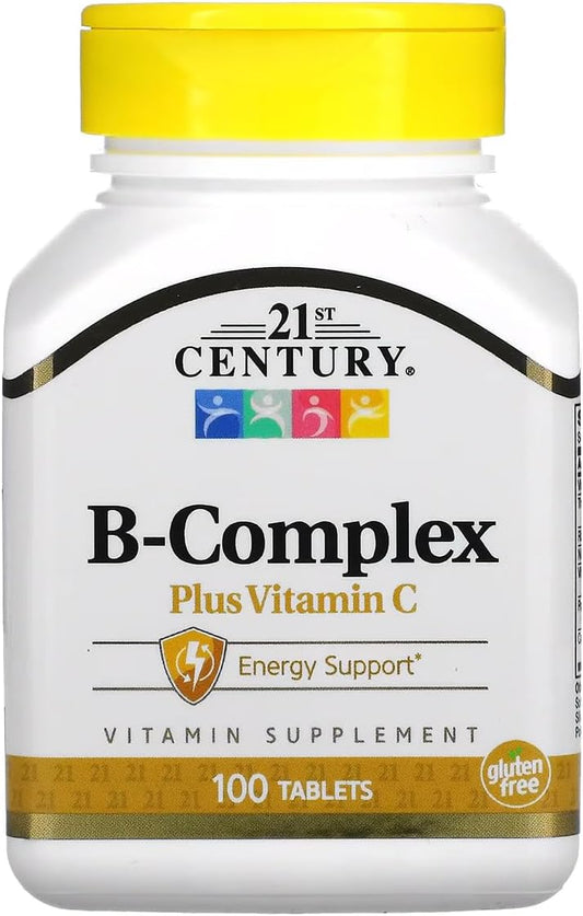 Vitamin B Complex with Vitamin C 100 Tablets for Modern Health