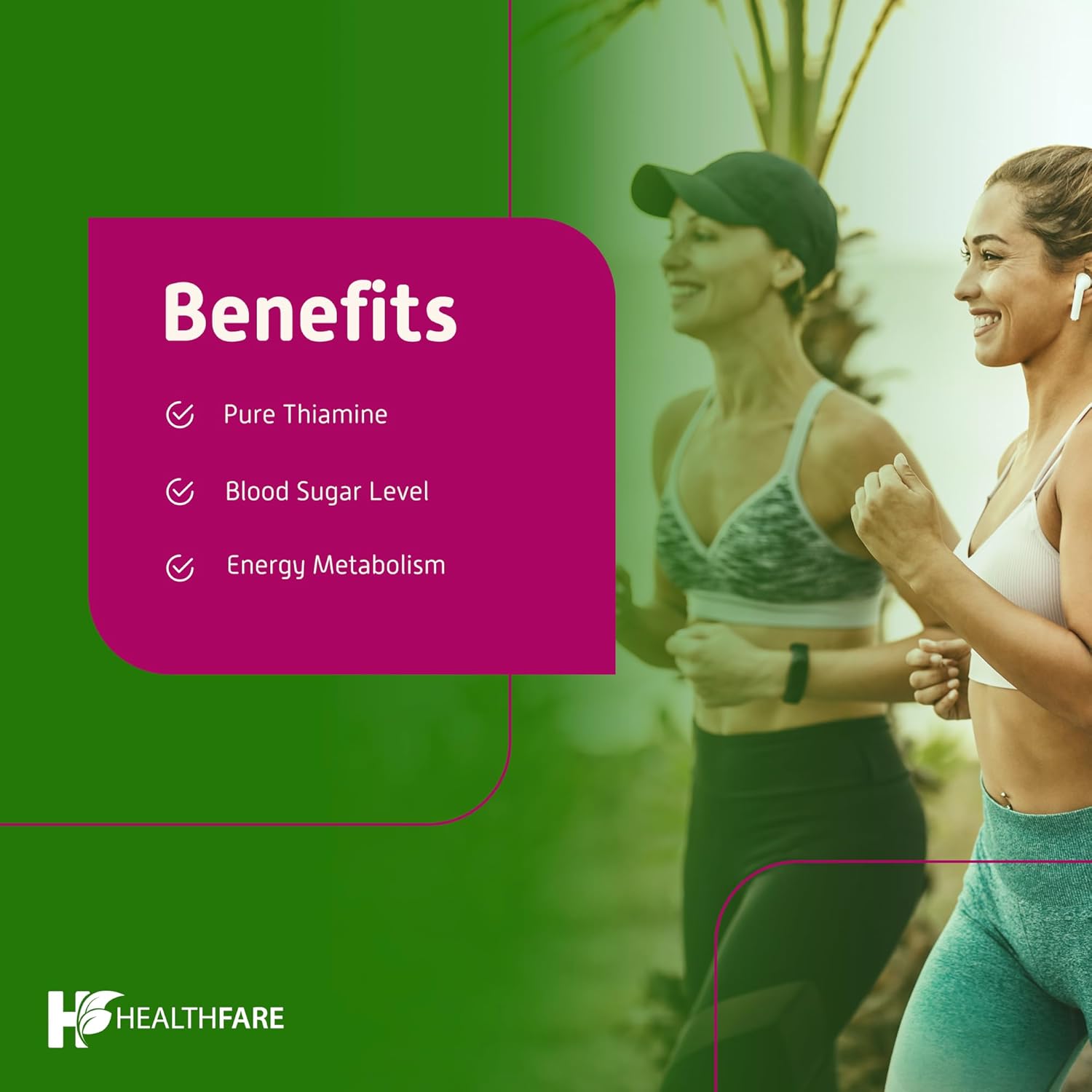 Vitamin B1 100mg Supplement | 60 Capsules | Supports Overall Health | Non-GMO & Gluten Free