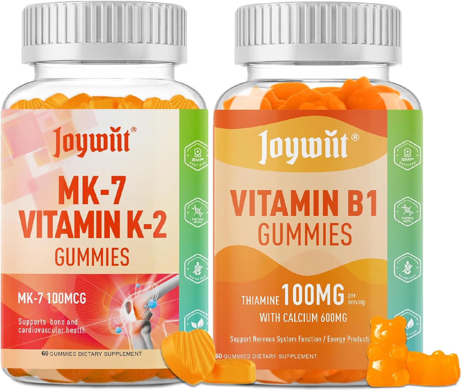 Vitamin B1 and K2 Gummies for Daily Health Support