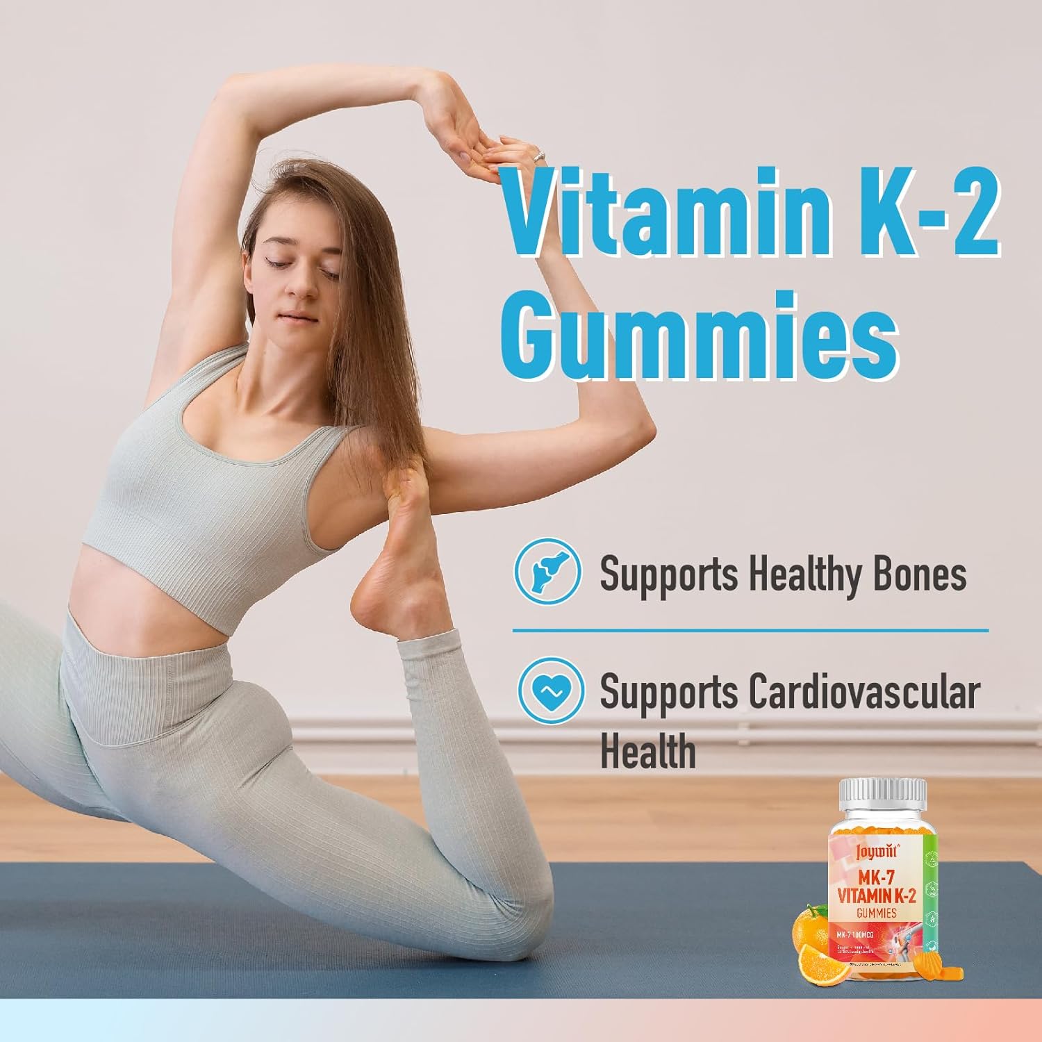 Vitamin B1 and K2 Gummies for Daily Health Support