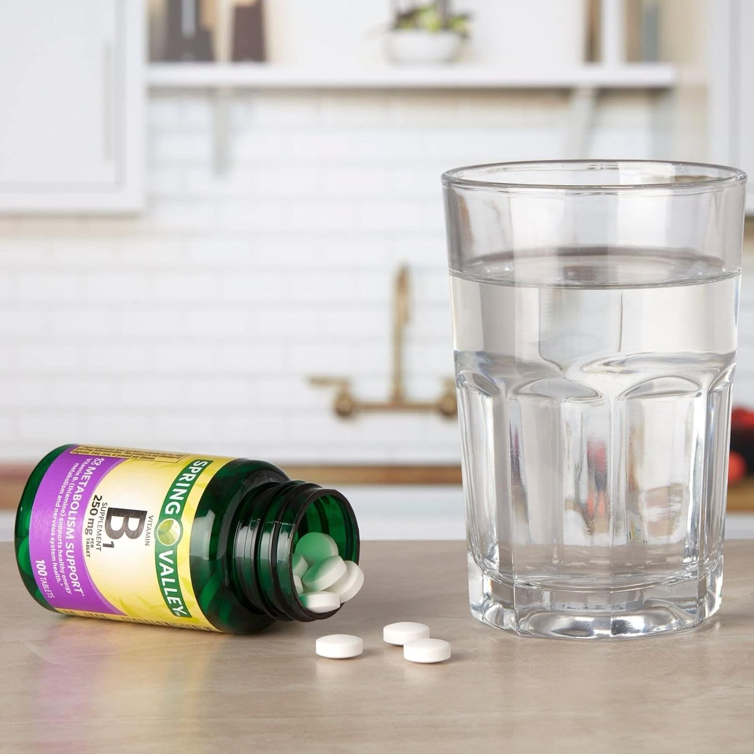 Vitamin B1 Tablets 250mg - 100 Count Dietary Supplement by ikj