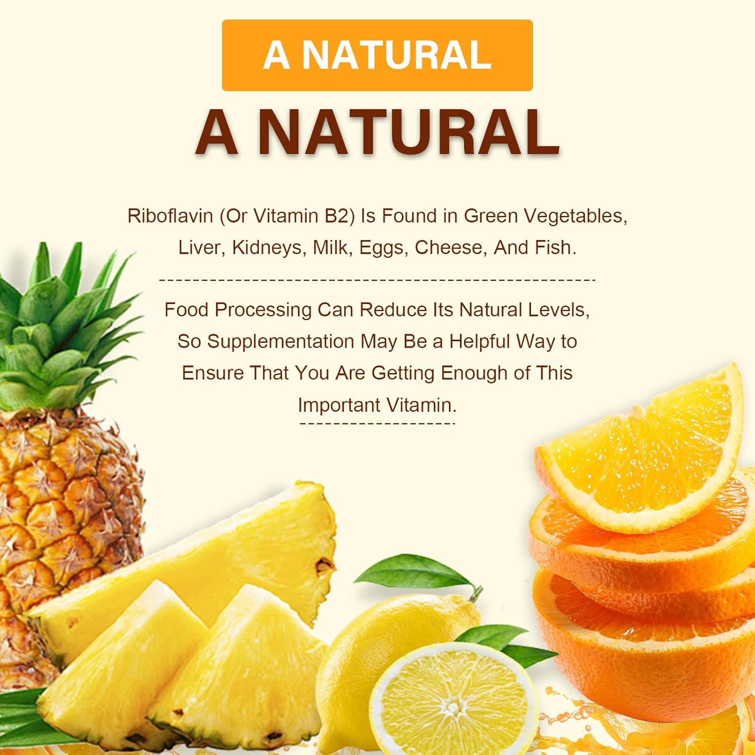 Vitamin B2 Soft Candy with Magnesium & CoQ10 for Migraine Relief - Pineapple Flavor, 90 Soft Candies for Kids & Adults