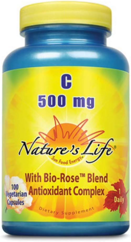 Vitamin C Capsules 500 mg | 100 Count by Nature's Life