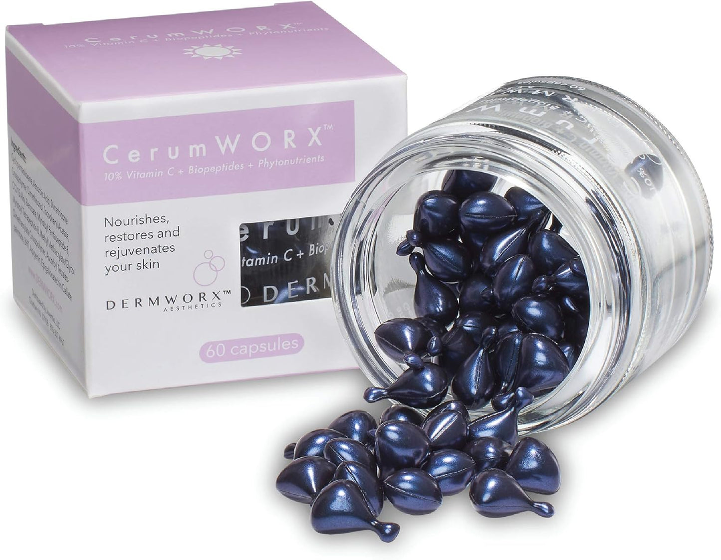 Vitamin C Day Serum Capsules by DermWORX CerumWORX: 10% Concentration