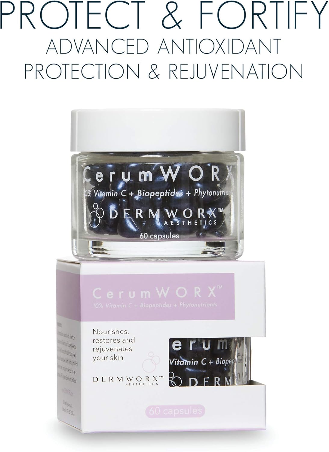 Vitamin C Day Serum Capsules by DermWORX CerumWORX: 10% Concentration