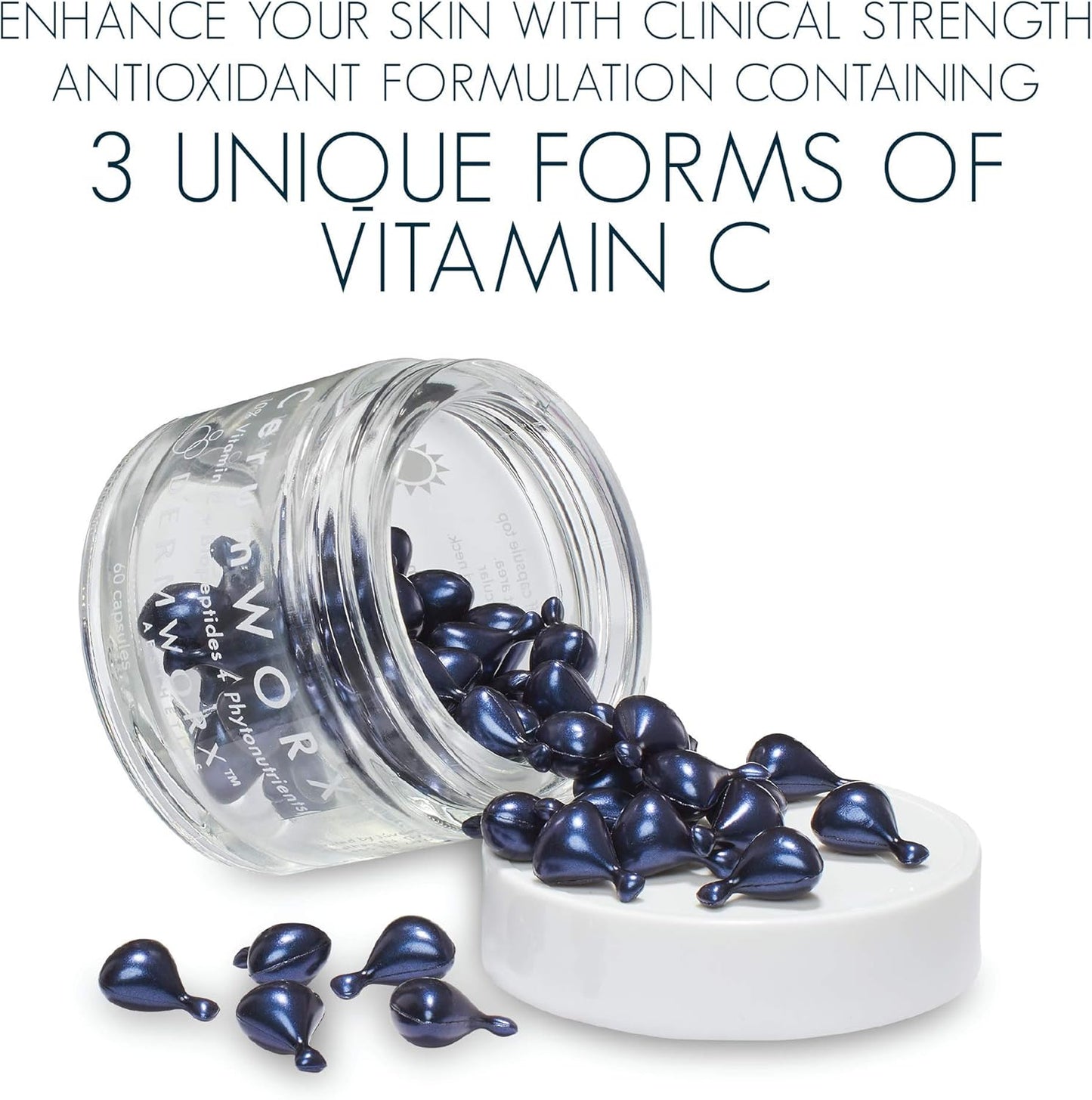 Vitamin C Day Serum Capsules by DermWORX CerumWORX: 10% Concentration