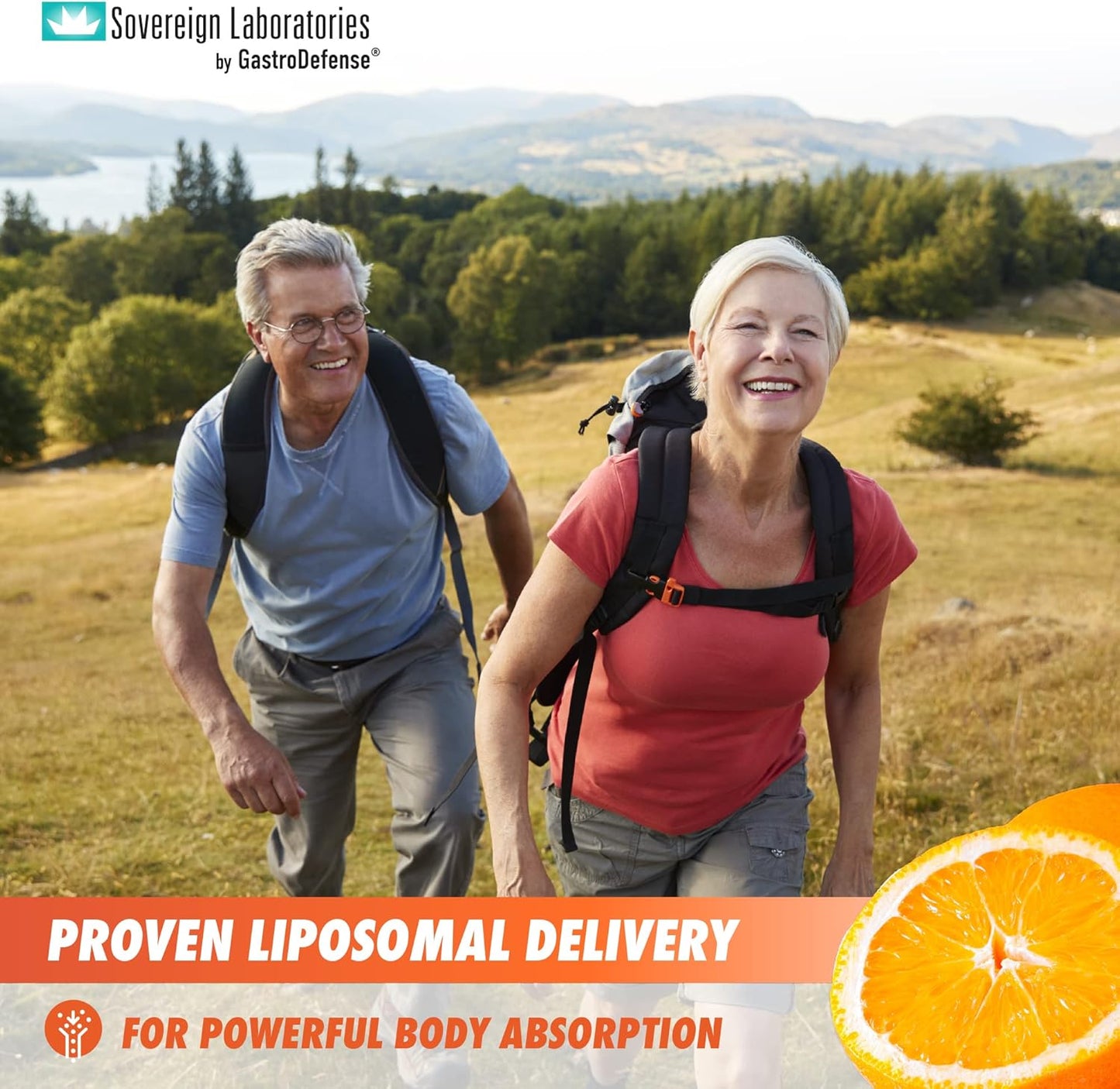 Vitamin C-LD Enhanced Liposomal Capsules - GastroDefense Vital - 530mg - 120 Count