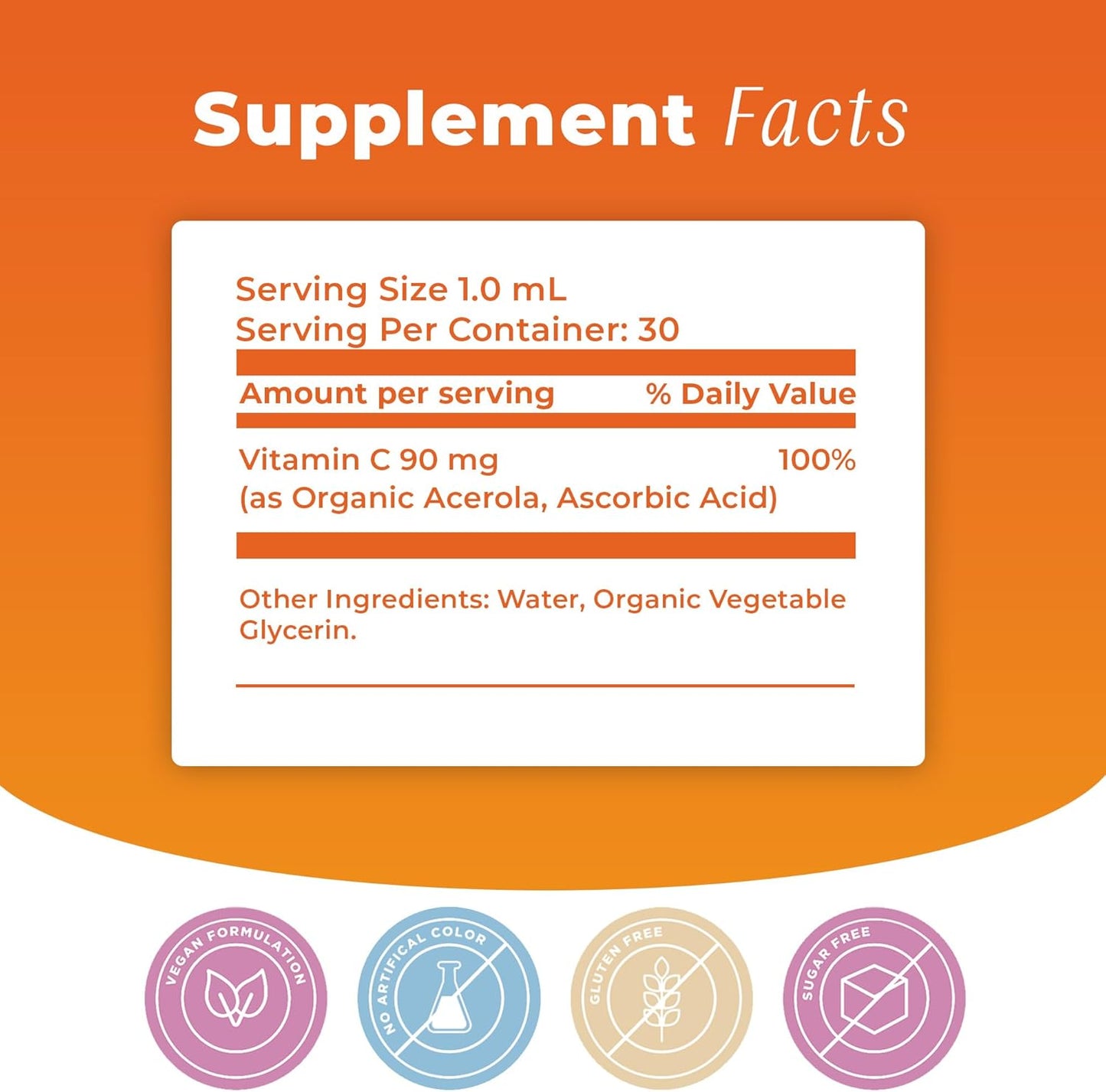 Vitamin C Liquid Drops for Immune Support and Overall Health by BIOTOPLEVEL