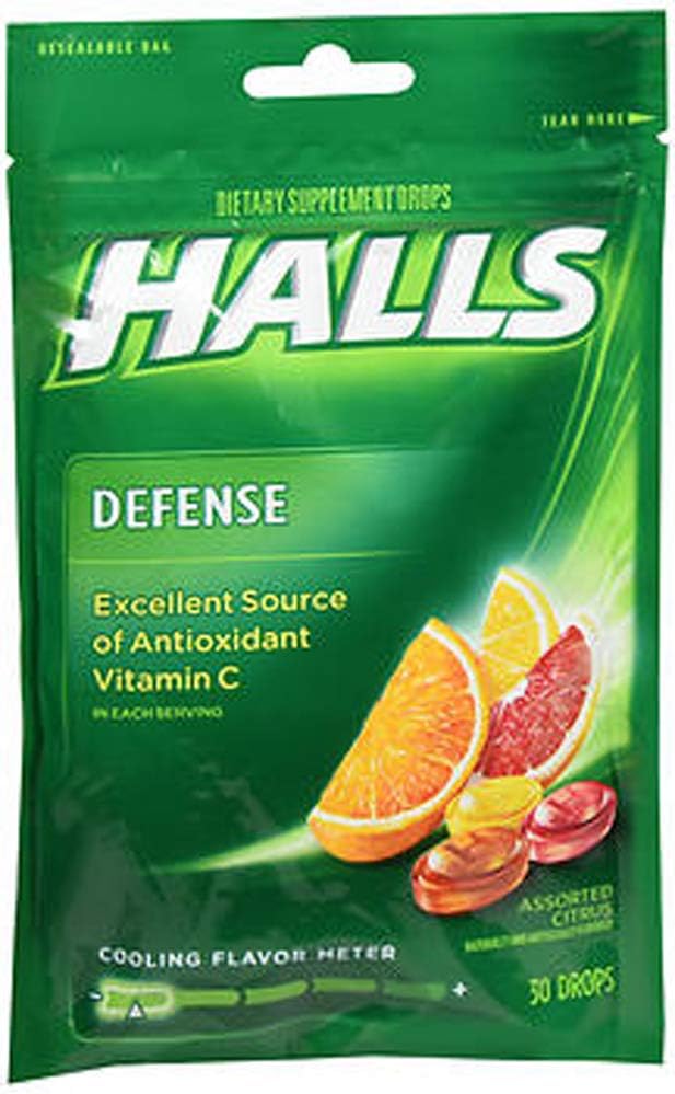 Vitamin C Supplement Drops for Immune Support - Assorted Citrus Flavors, 30 Drops