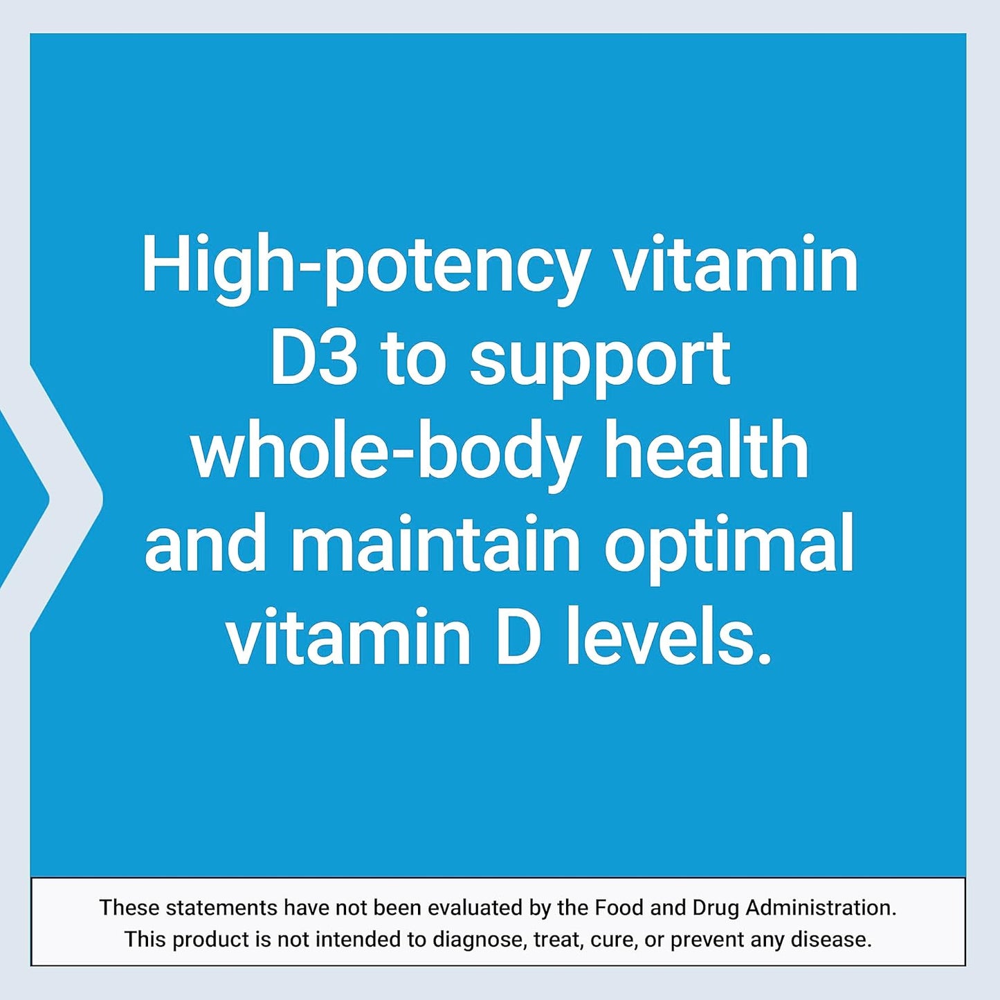 Vitamin D3 175 mcg (7000 IU) Softgels for Immune System, Bone Health, Brain Performance - 60 Count, 2 Month Supply