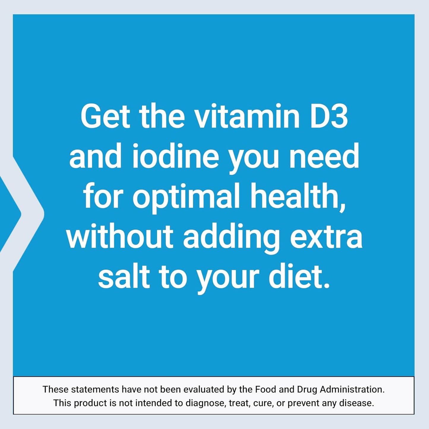 Vitamin D3 5000 IU with Sea-Iodine Capsules for Bone, Brain & Thyroid Support - Gluten-Free, Non-GMO - 60 Count