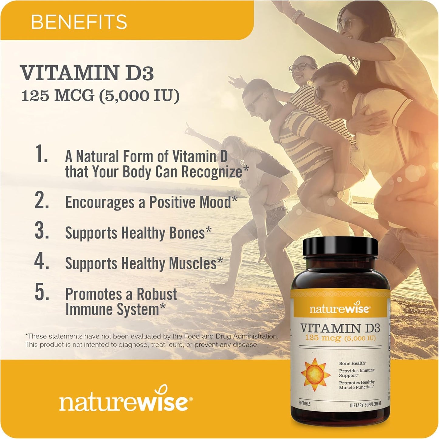 Vitamin D3 5000iu, B12 1000mcg Softgels for Mental Clarity, Energy & Immune Health with Olive Oil - Non-GMO & Gluten-Free