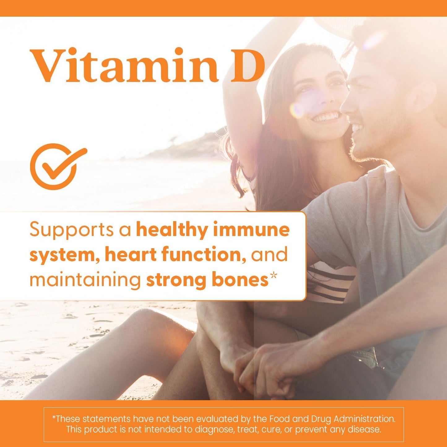 Vitamin D3 5000IU Capsules for Immune Support and Bone Health - 180 Count, Non-GMO, Gluten & Soy Free