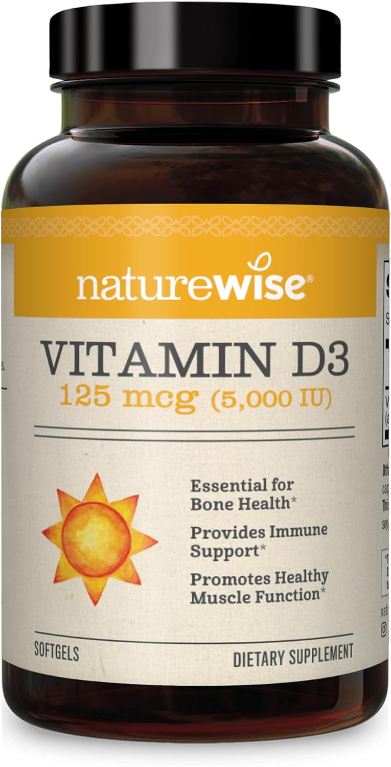 Vitamin D3 5000iu with Vitamin B Complex for Energy, Bones, Muscle, Immune Support - 30 + 60 Count